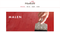 Desktop Screenshot of haldi-ag.ch